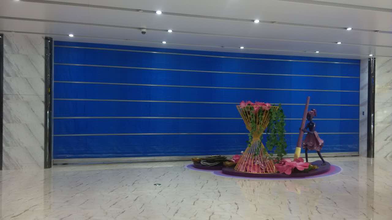 2017年12月10日臨汾明珠金港防火卷簾門(mén)完美竣工驗(yàn)收效果圖！