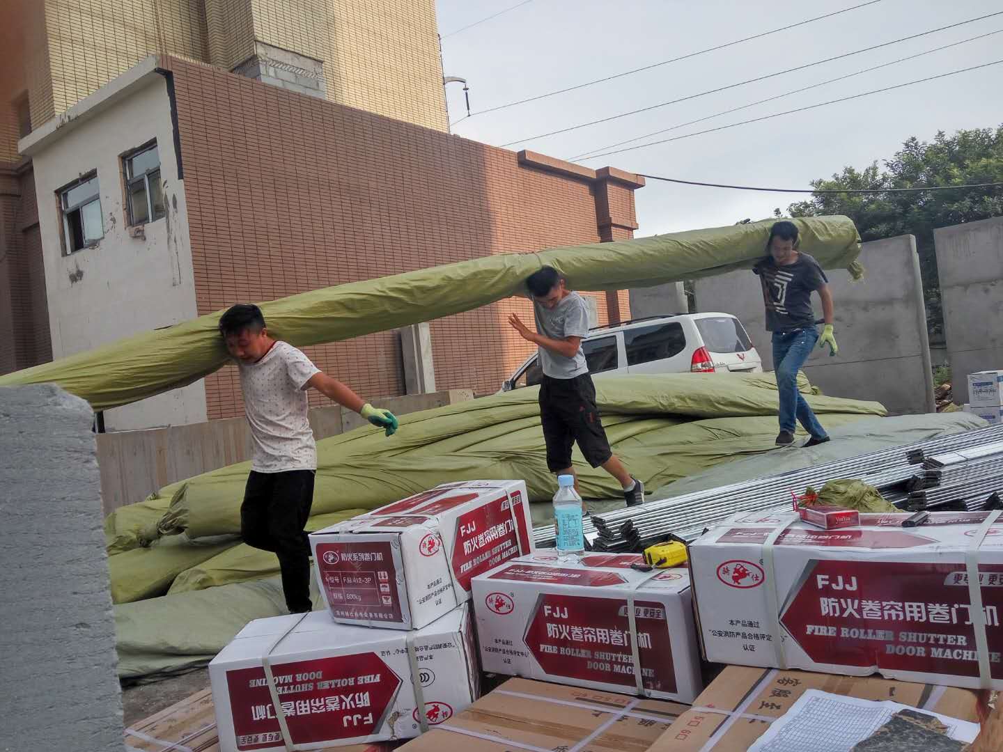 2018年8月8日晉中工地貨已到位 2018年8月8日晉中工地貨已到位